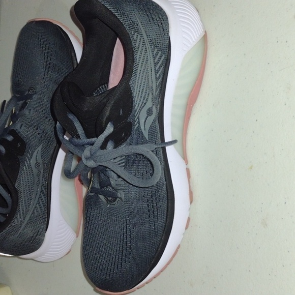 Saucony Guide 14 PowerRun Charcoal Rose Sneakers Woman’s 7 fromfit walking runni - Picture 9 of 16